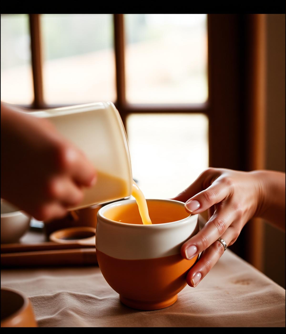 A candle beside coffee and an open journal — an everyday ritual